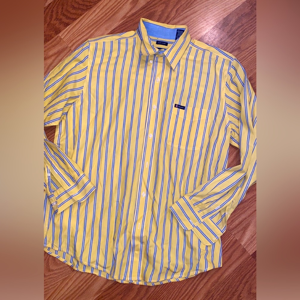 Chaps mens button up shirt